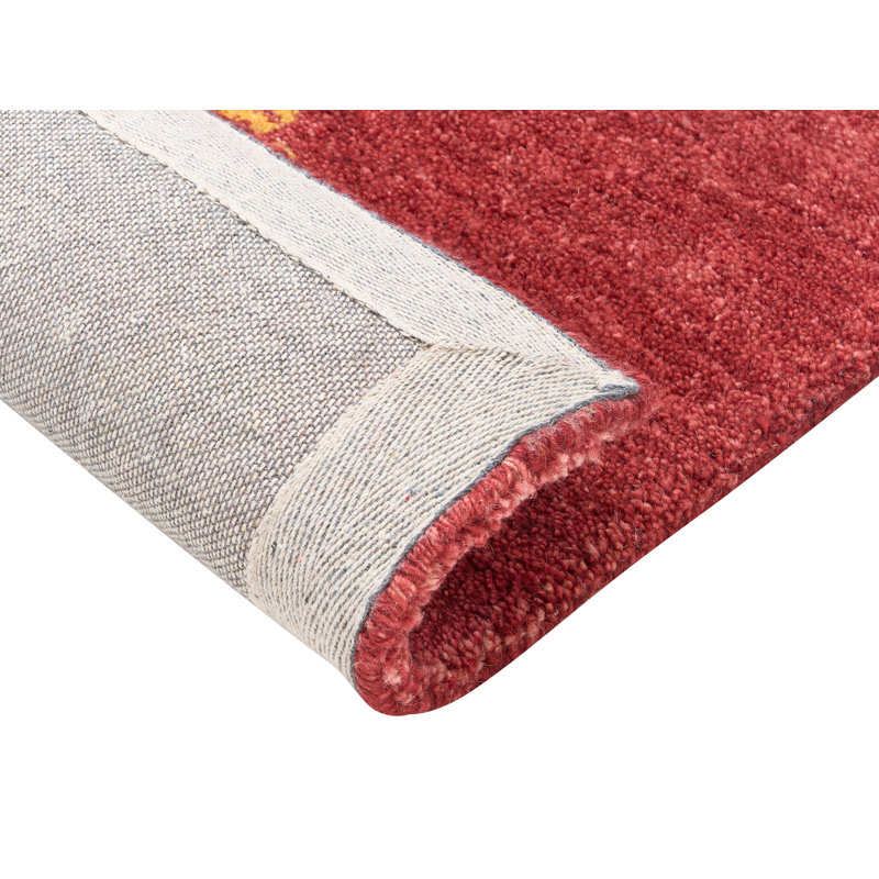 Tennon Solid Colour Wool Hand Woven Area Rug, Rectangle 140 x 200cm