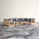 Sehrish Acacia 11 - Person Modular Patio Conversation Sets with Cushions