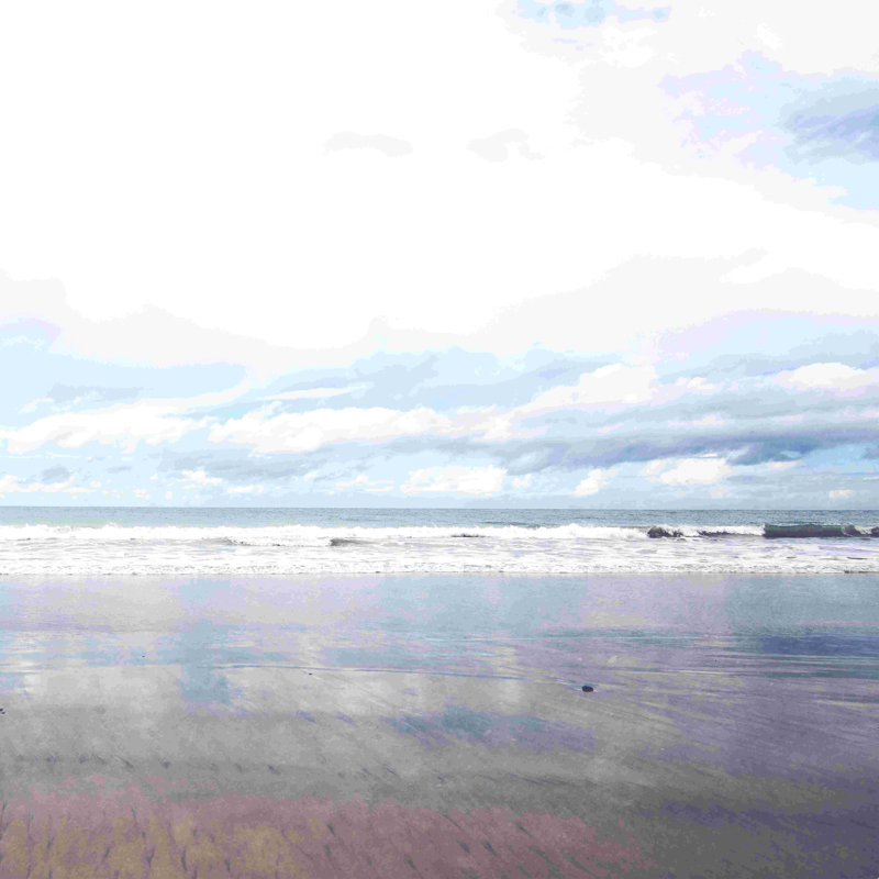 Breathe Sea - impression, H 12 po x l 12 po, Non, Toile tendue