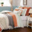 Ensemble d'édredon en percale de coton 9 pièces Coral Queen -119068677