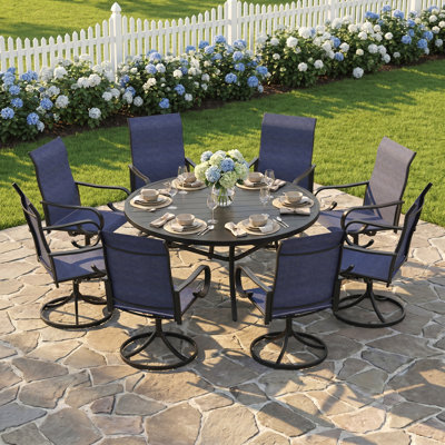 Bushman With Swivel Textilene Chairs