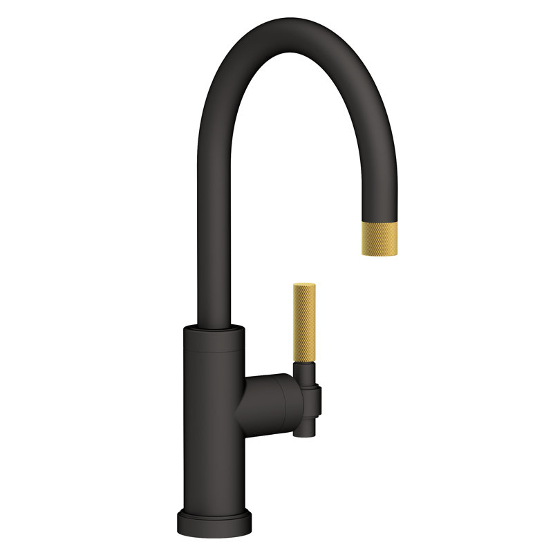 Prep/Bar Faucet, Flat Black/Gold