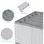 Organisateur de vêtements pour garde-robe avec 5 compartiments, organisateur de tiroir en tissu pour le rangement de garde-robe, organisateur de vêtements pliable pour t-shirts, jeans, chandails, etc.-1441041755-1441041748
