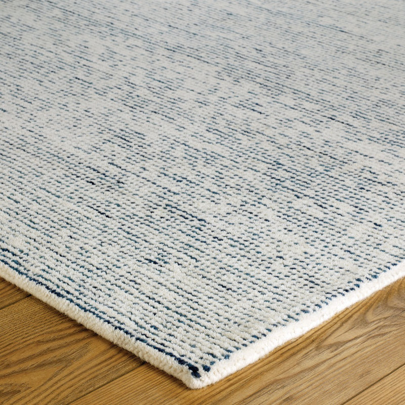 Magdaleno Solid Colour Wool Hand Woven Area Rug, Rectangle 80 x 150cm