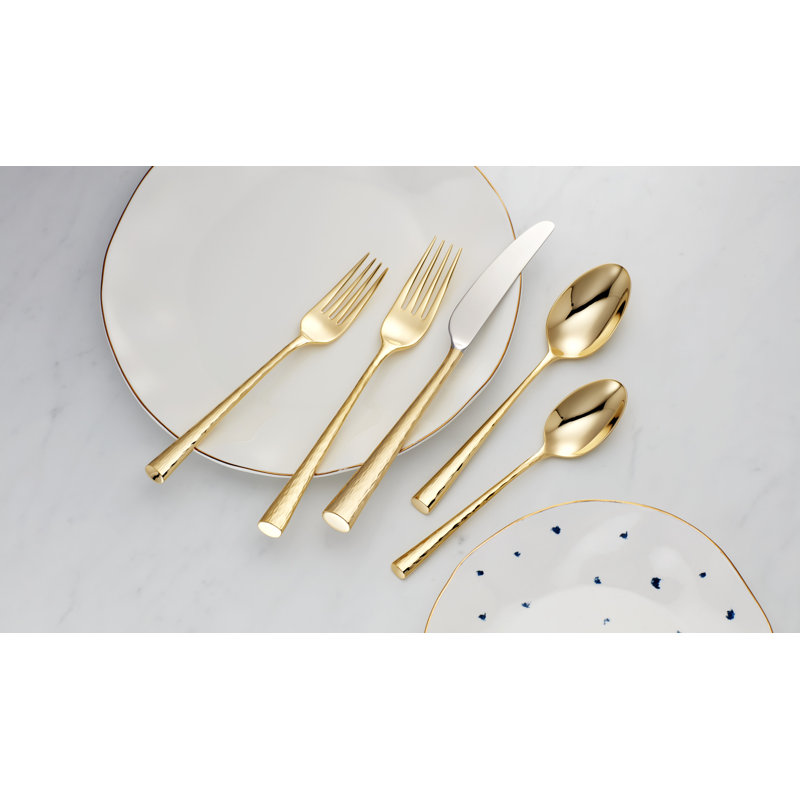 Imperial Caviar Gold 5-Piece Flatware Set