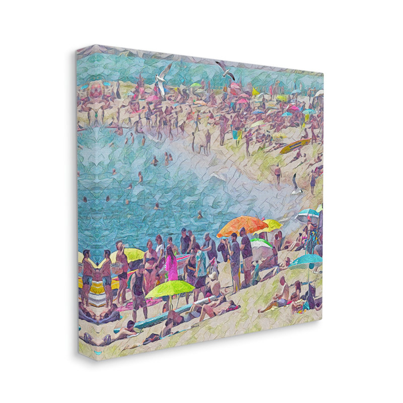 «Ba-094» par Steve Hunziker, H 24 po x l 24 po x P 1,5 po, Giclée encadrée blanc bord de mer