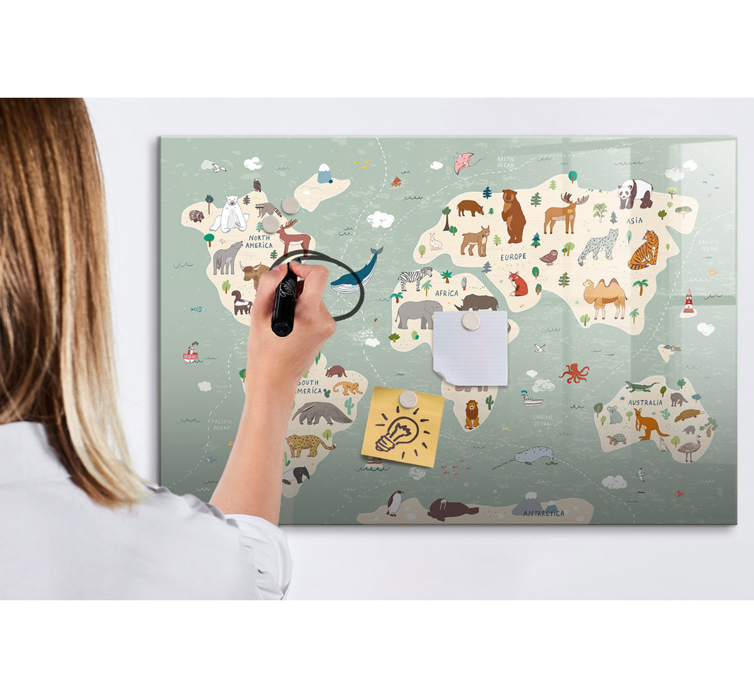 Magnetic Glass Dry Erase Board