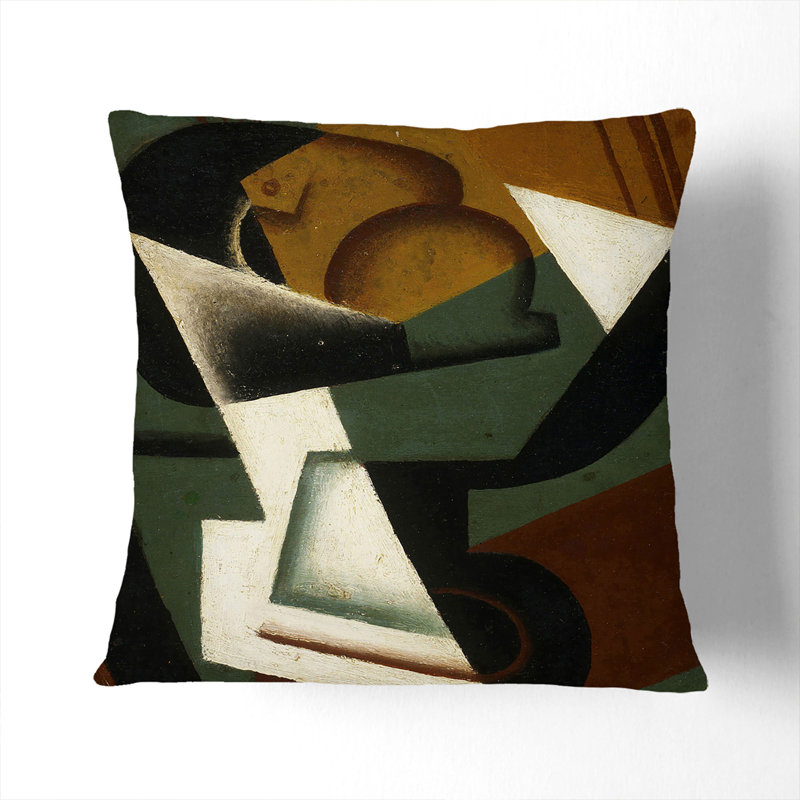 Cafeteria Square Throw Cushion, 55cm H x 55cm W x 20cm D, Stone