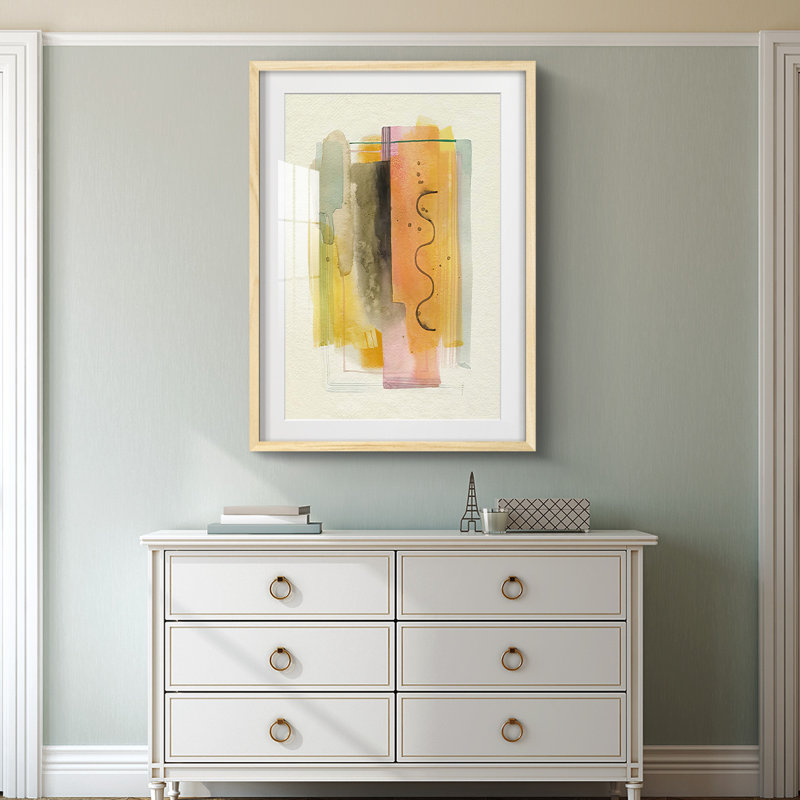 «Water and Melon II», reproduction encadrée, Natural, H 28,5 po x l 20,5 po