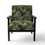 Fauteuil rembourré d'appoint tropical D-237065995
