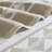 Alberta Ivory Stripe Cotton Blend Jacquard Soft King Blanket-121388910-121388911