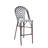 Aluminum Woven Bistro Barstool