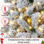 Arbre de Noël artificiel pré-éclairé avec lumières DEL blanc chaud