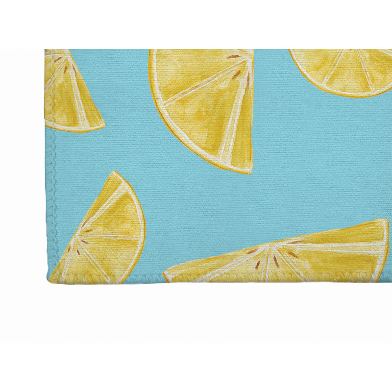 Tapis d'été Summer Lemon, Tapis de couloir 2 pi 6 po x 8 pi