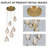 Modern 6 - Light Cluster Ceramics Chandelier