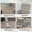 Outsunny Rattan Garden Furniture Set 6 Seater Table 150 x 90cm Mixed-Grey