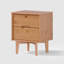 Ulti Solid Wood Bedside Table-673147023