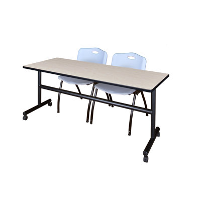 Table de nidification Nickls, 2 chaises empilables