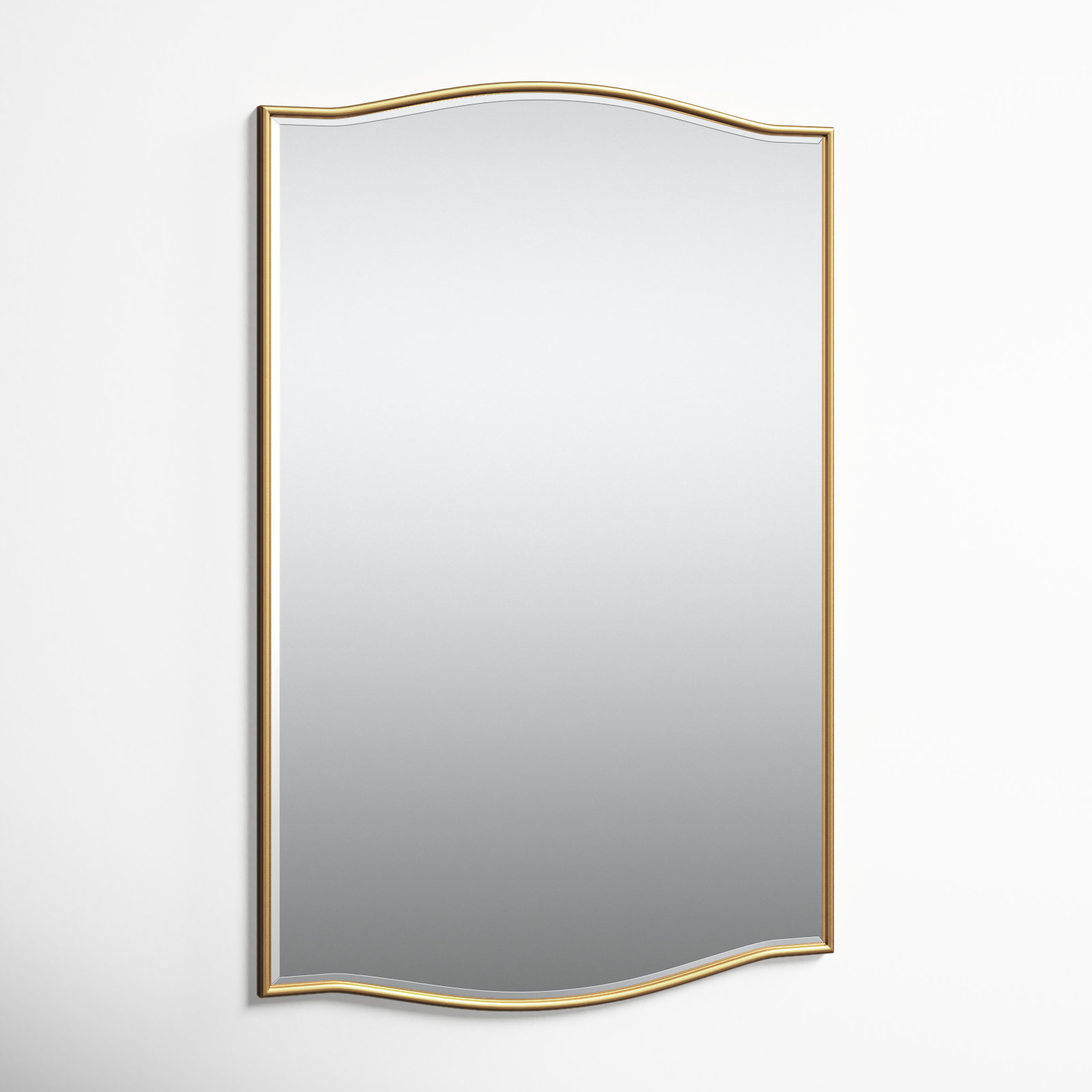 Meagan Mirror, 30" x 20", Gold