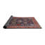 Tapis oriental rouge et bleu-723351458