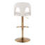 Ensemble de tabourets de bar pivotants contemporains réglables avec repose-pieds en T-143990974-143546746