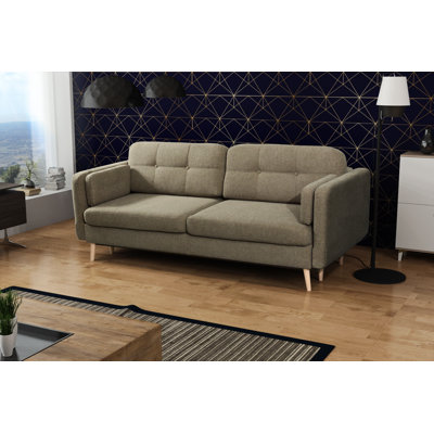 Yarbro 90'' Upholstered Convertible Sofa
