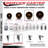 Temp Phenolic Swivel Grip Ring Stem Caster