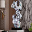Article décoratif de base en pierre renforcée de fibre de verre de luxe coloré de style taihu