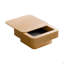 31.5'' Square Coffee Table With Storage Solid Wood Veneered Modern Coffee Table Accent Tea Table-518948230