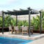 12 Ft. W x 10 Ft. D Aluminum Pergola with Canopy-86125052