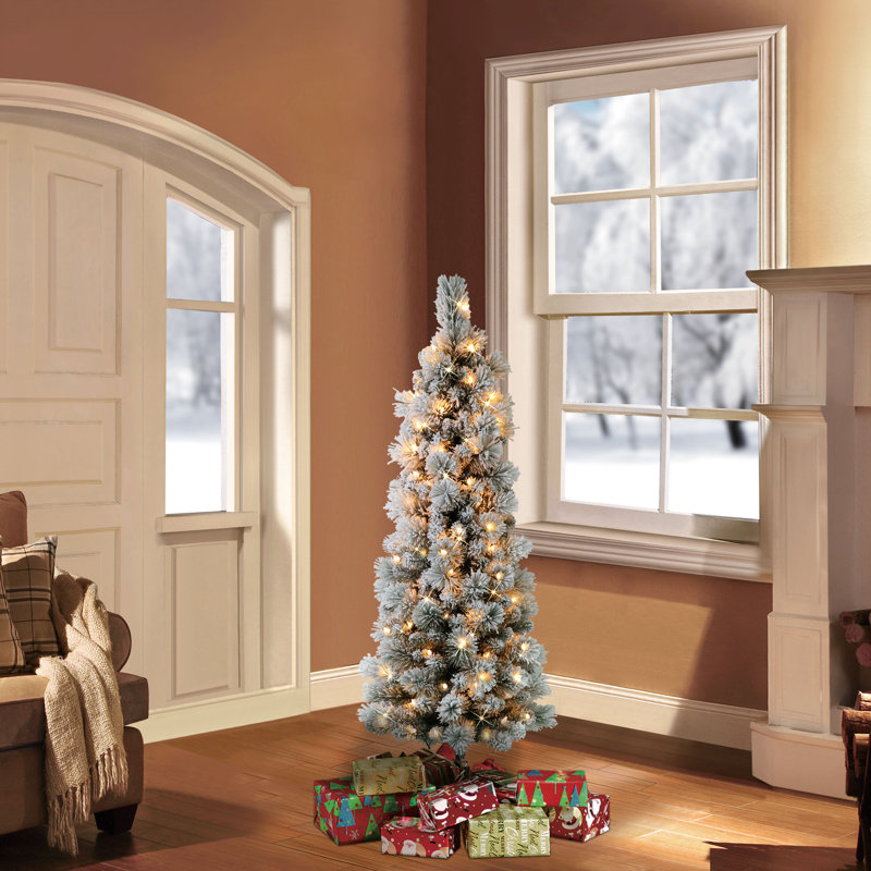 206.12cm H Lighted Artificial Christmas Tree