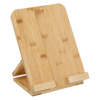 Bamboo Rectangle Cookbook Stand