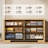 54"W 6-Drawer Fluted Dresser for Bedroom, Modern Storage Dresser Organizer for Living Room
