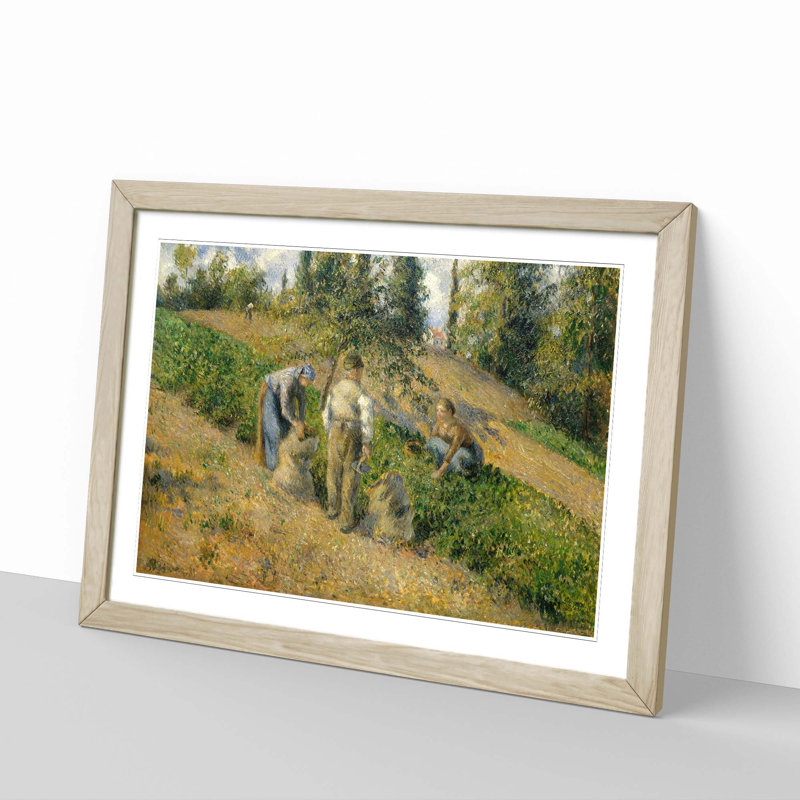 Camille Pissarro - Single Picture Frame Painting, Oak