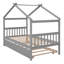Lit simple en bois avec lit gigogne gigogne et cadre de lit pour enfants Montessori-651448900-651448901