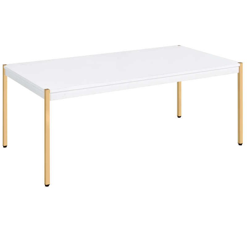 Table basse Classy White and Gold