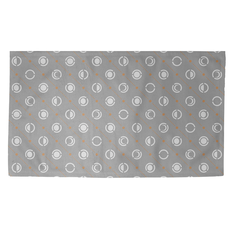 Tapis gris à pois Skeffingt, Rectangle 2 pi x 3 pi