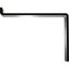 Support pour tablette en acier l 2 po x P 8 po x H 6 3/4 po-66381202-24239462