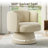 Mid-Century 360° Swivel Accent Chair with Ergonomic Barrel Back-829426611