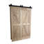 Unfinished Wood Panel Bi-Fold Barn Door with Folding Installation Hardware-125120053-125120050-86574379