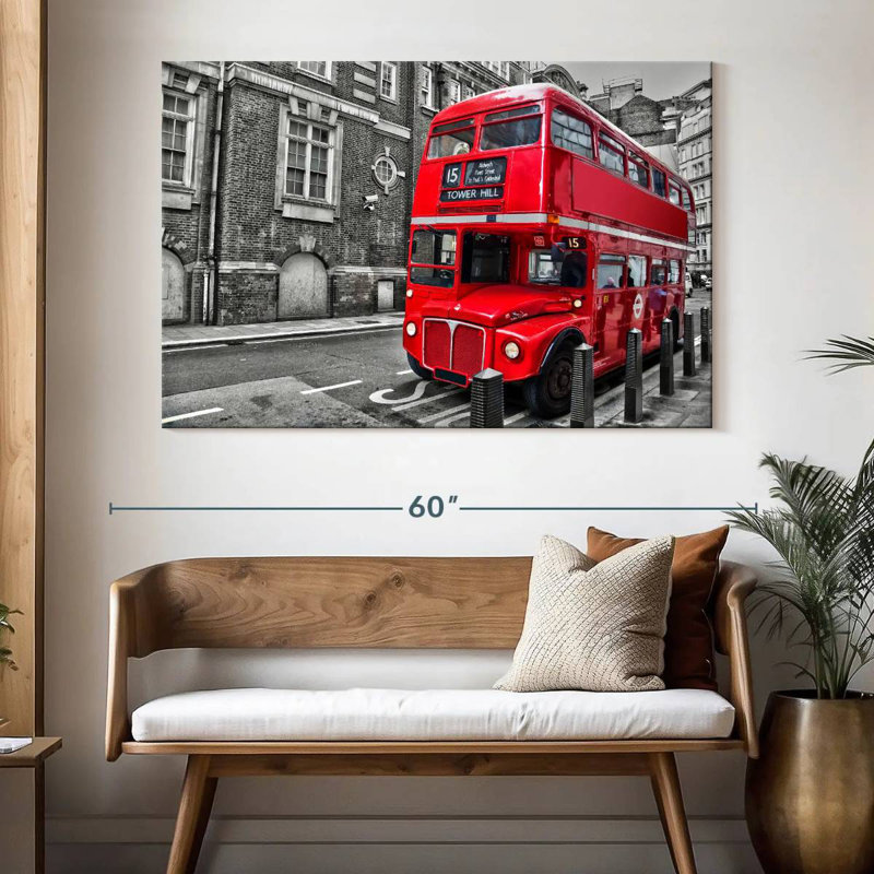 Mehar Pop Double Decker Bus, 34" H x 51" W