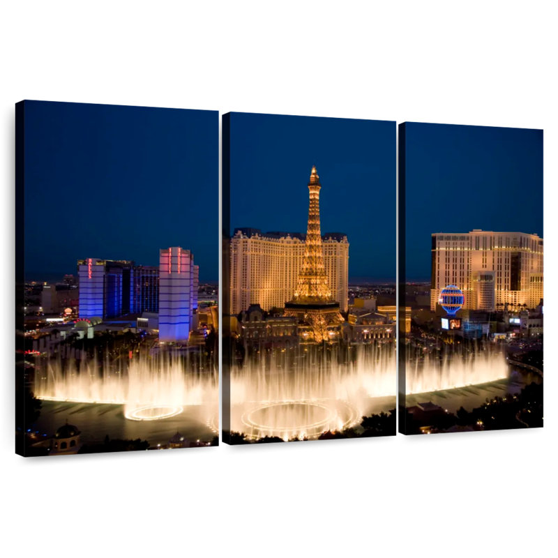 Nicci Night Glow de Las Vegas, H 20 po x l 33 po