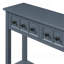 Élégante console avec tiroirs et tablette pour présentation organisée et décorative-1107537529