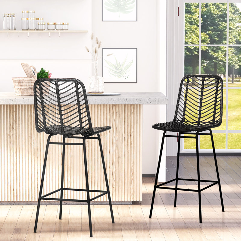 Counter Stool with Metal Frame