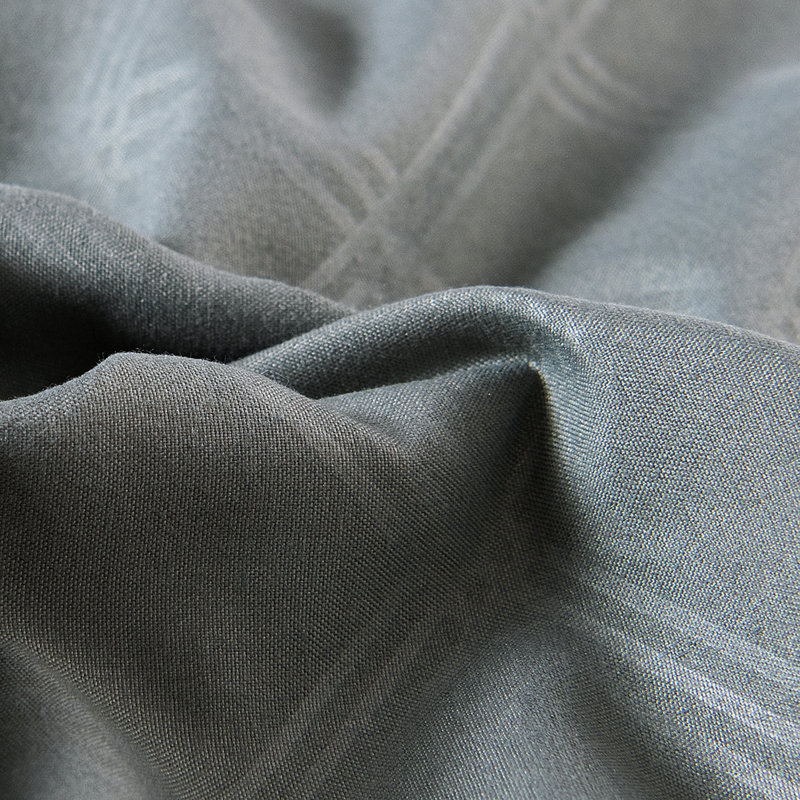 Ensemble d'édredon en microfibre Rayland, Édredon simple et 7 pièces supplémentaires, Gris