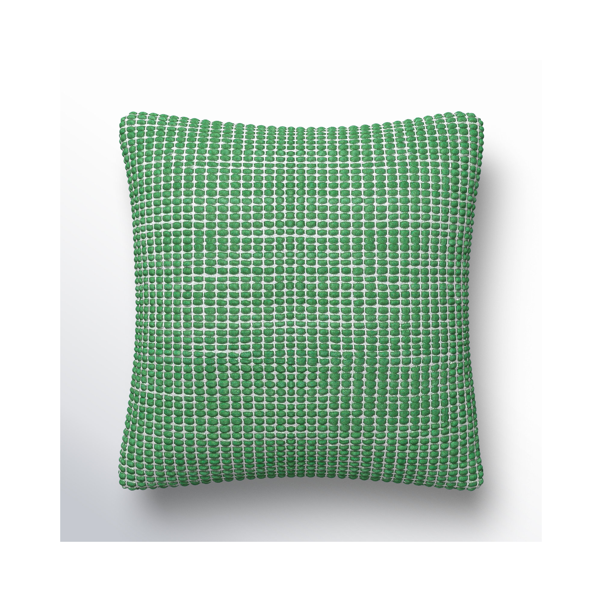 Waverly Wool Throw Pillow, Pillow Cover Only - No Insert, 20" x 20", Green