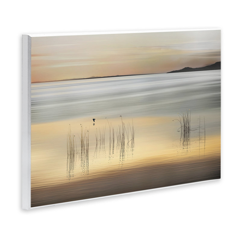 Plaque murale «Golden Marsh», par Marvin Pelkey, H 10 po x l 15 po