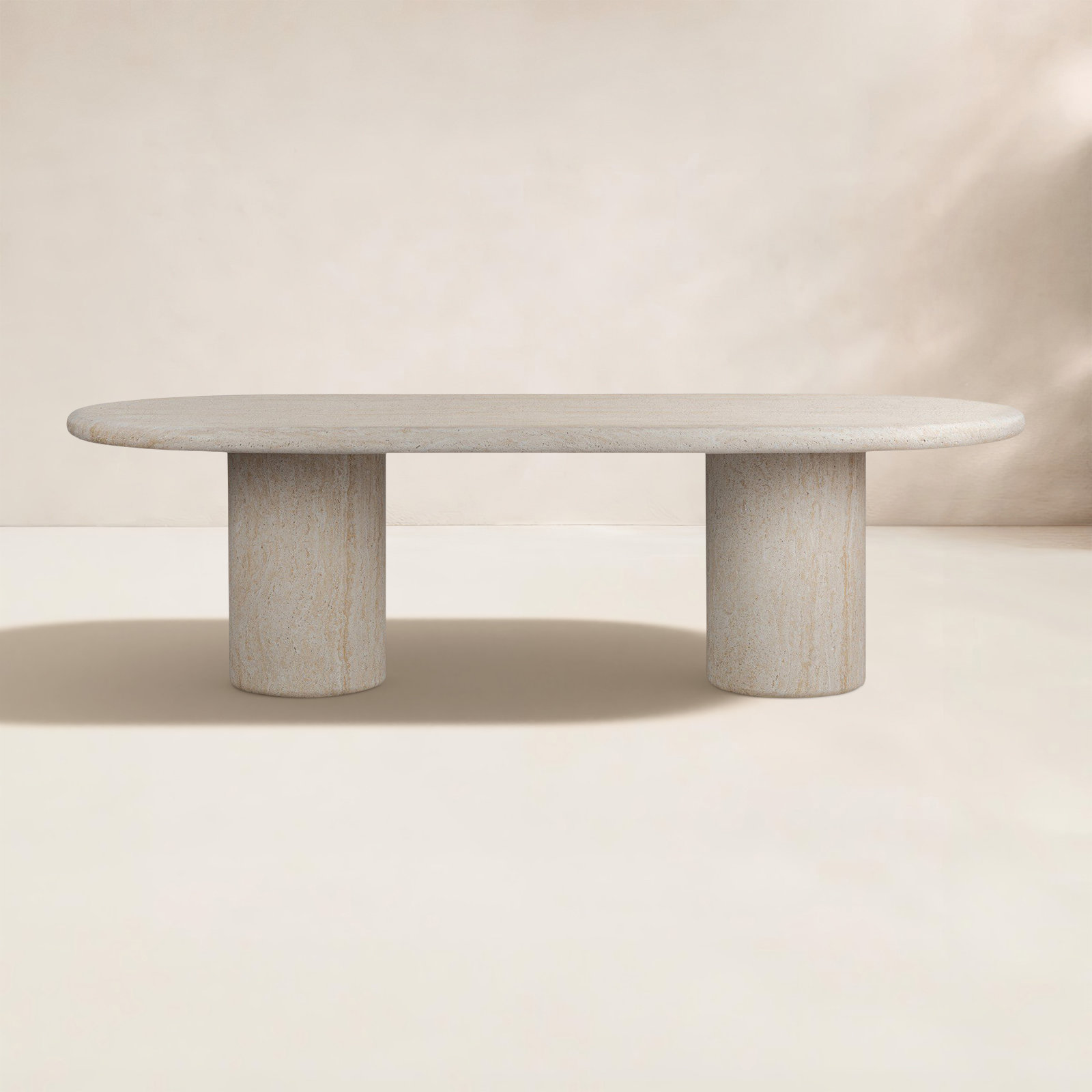 102.25'' Concrete Outdoor Dining Table