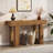 55-inch Farmhouse Solid Wood Console Table