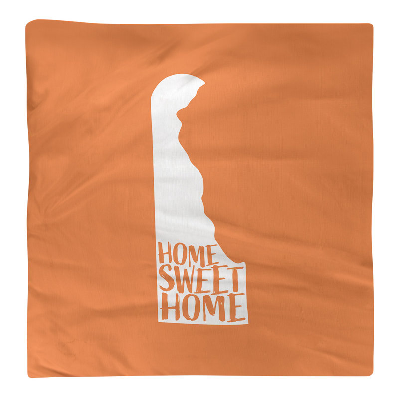 Serviette de delaware, Orange, l 10 po x P 10 po, Coton